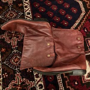 Vintage Maroon Boots